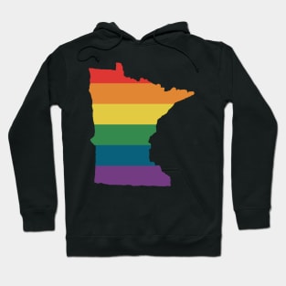 Minnesota State Rainbow Hoodie